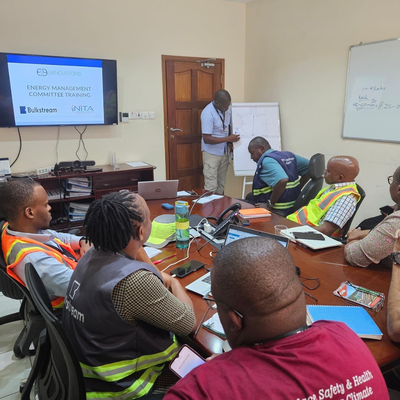 An Eenovators NITA-accredited Energy Management Committee training in session