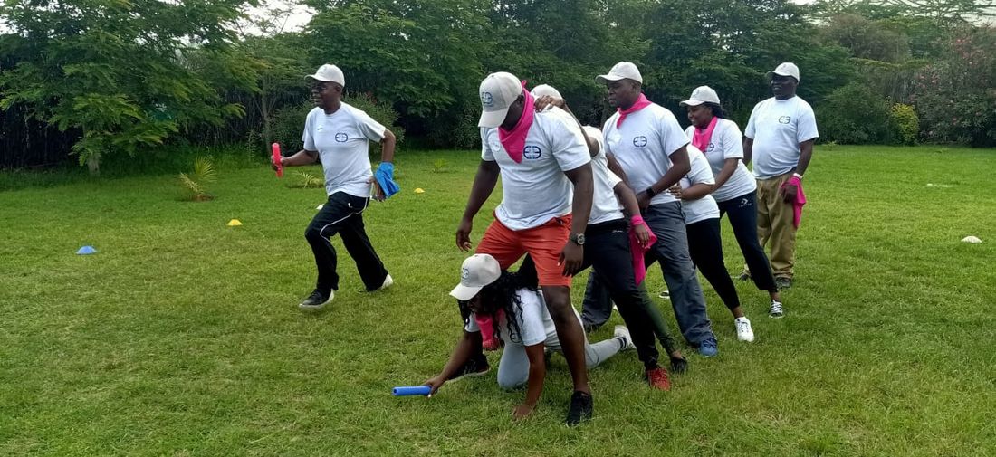 Eenovators team during a team-based energy challenge